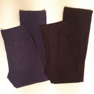 Two Great Expectations maternity yoga pants, size 8-10 (medium)